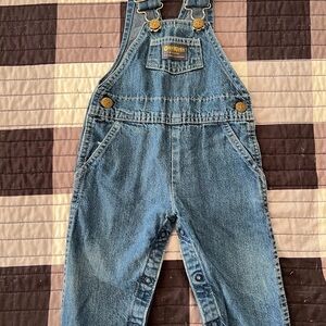 OshKosh B'gosh Classic Blue Kids Overalls size 12 M